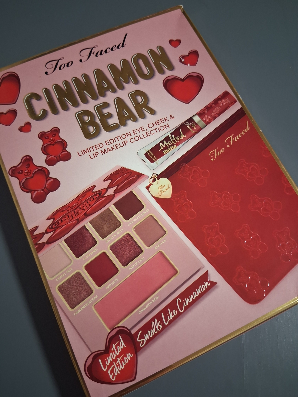 Too Faced Cinnamon Bear Eyeshadow Palette & Lip Set-LIMITED EDITION